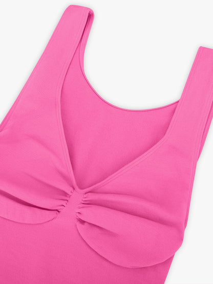 Seamless Sculpt Diamond-Neck Thong Bodysuit