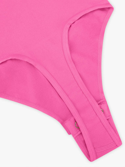 Seamless Sculpt Diamond-Neck Thong Bodysuit