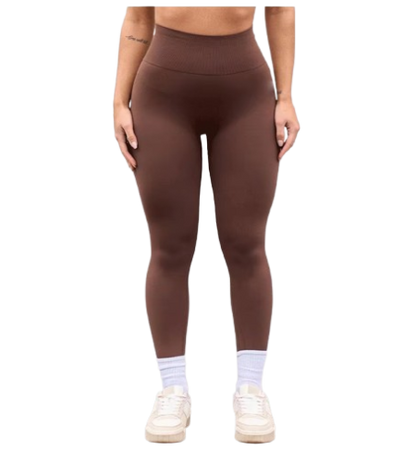 Seamless V-Fold Lift Leggings — High-Waist Peach-Enhancing Fitness Pants