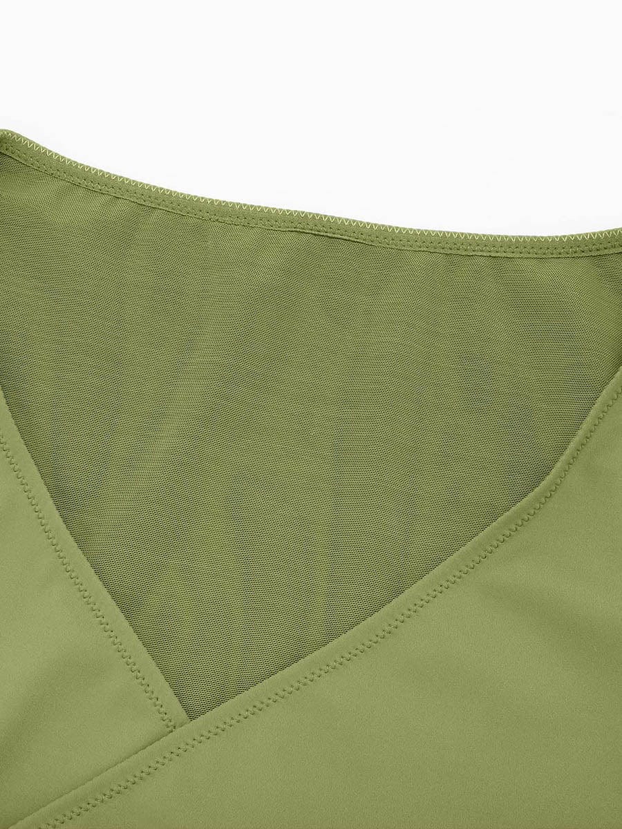 V-Neck Sculpt Thong Bodysuit