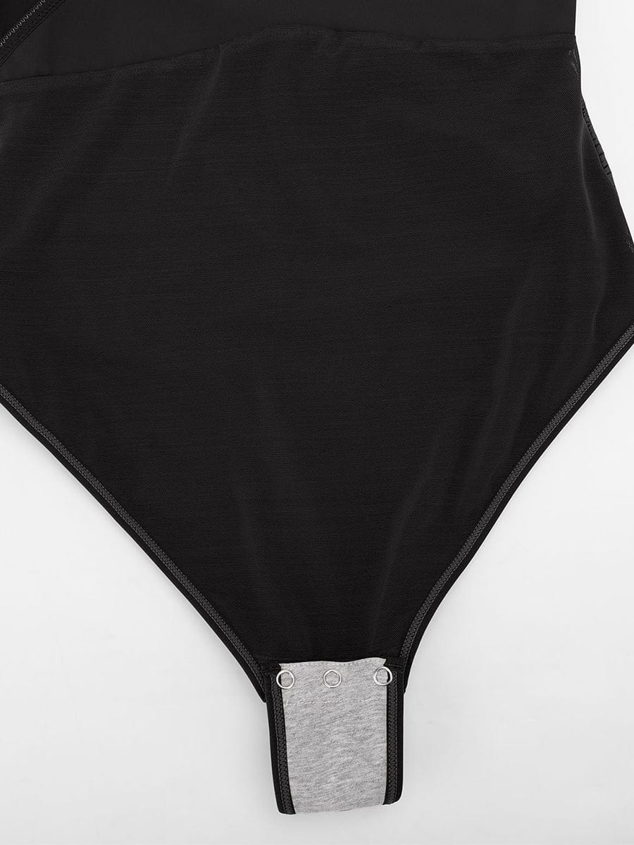 V-Neck Sculpt Thong Bodysuit