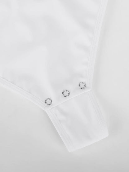 V-Neck Sculpt Thong Bodysuit