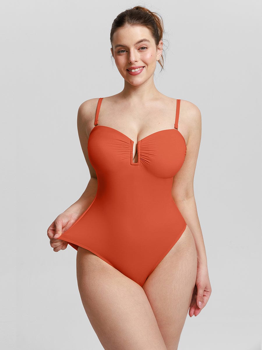 Strapless Sculpt One-Piece Swimsuit