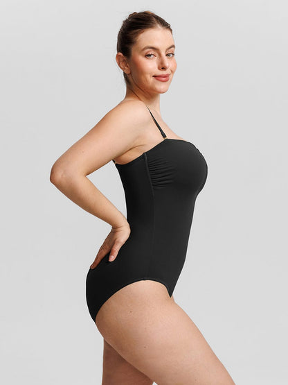Strapless Sculpt One-Piece Swimsuit