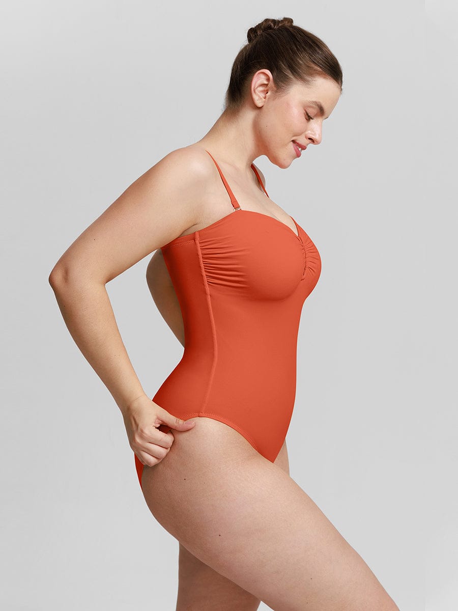 Strapless Sculpt One-Piece Swimsuit