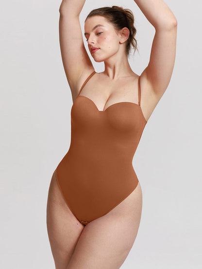 Strapless Sculpt Support Thong Bodysuit