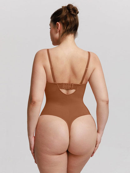 Strapless Sculpt Support Thong Bodysuit