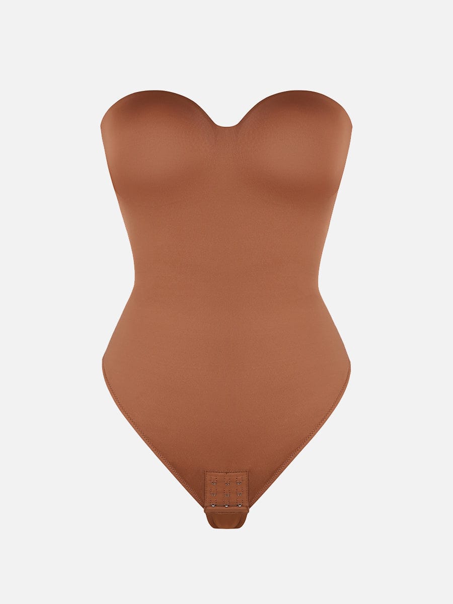 Strapless Sculpt Support Thong Bodysuit