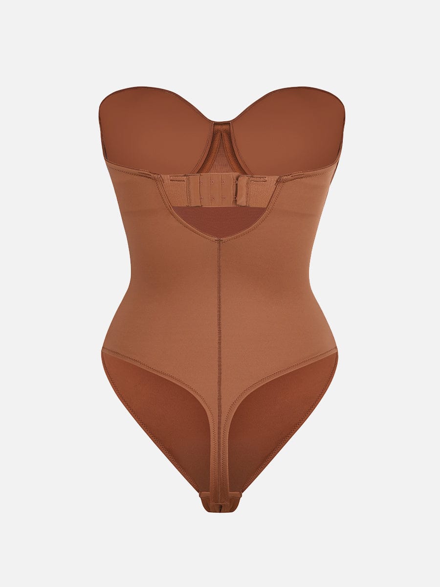 Strapless Sculpt Support Thong Bodysuit