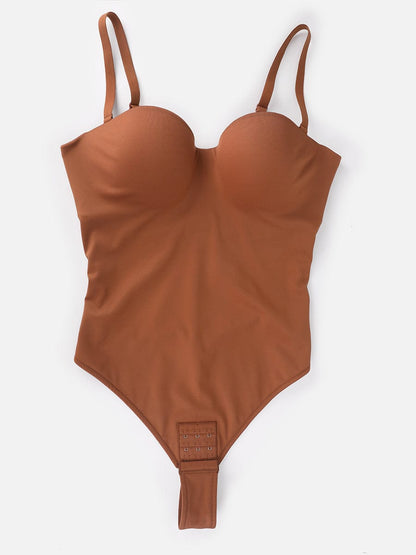 Strapless Sculpt Support Thong Bodysuit