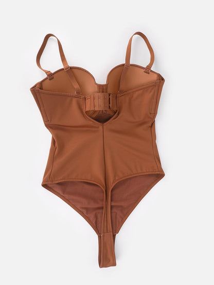 Strapless Sculpt Support Thong Bodysuit