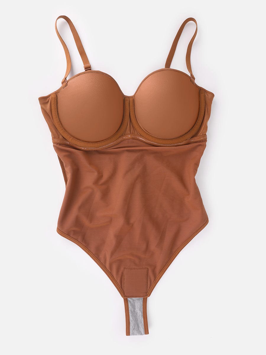 Strapless Sculpt Support Thong Bodysuit