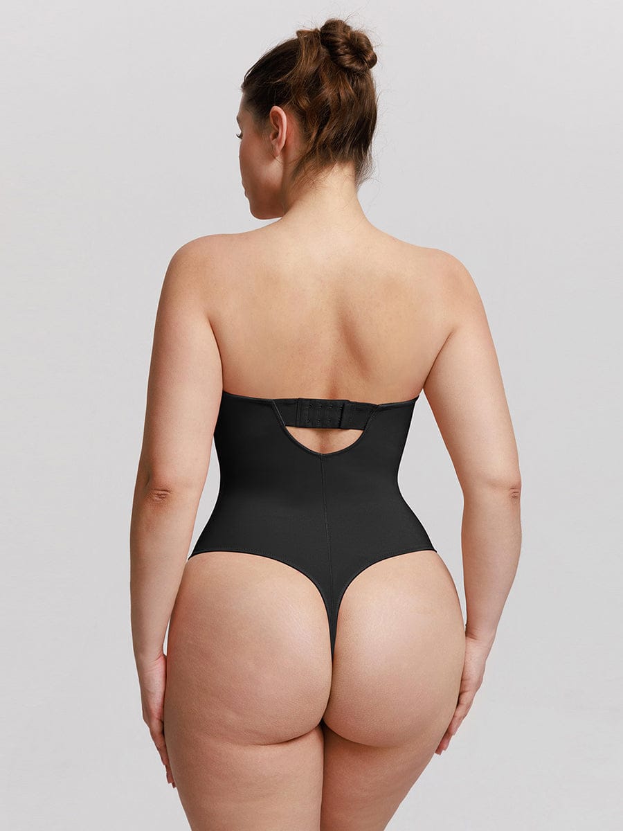 Strapless Sculpt Support Thong Bodysuit