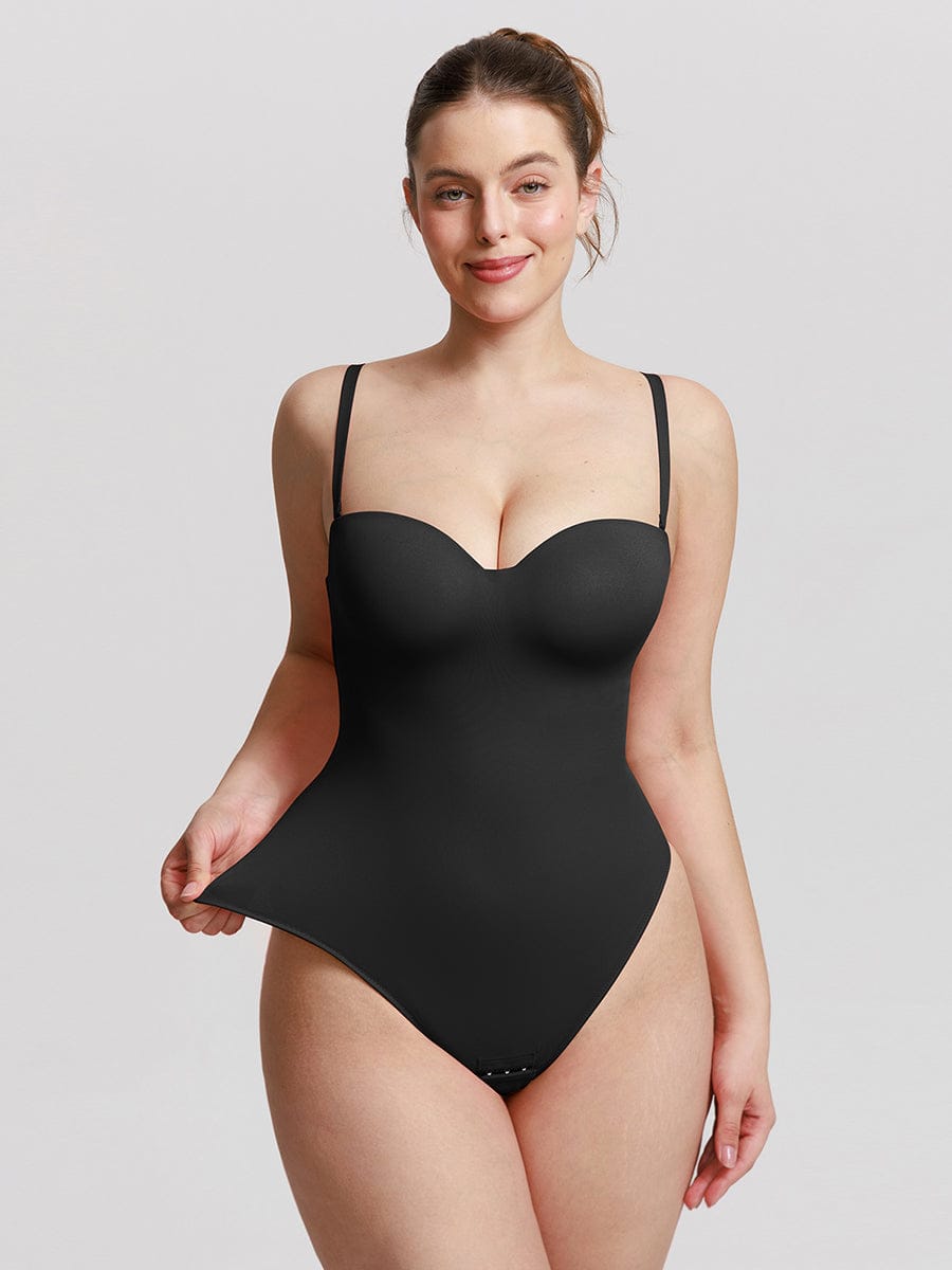 Strapless Sculpt Support Thong Bodysuit