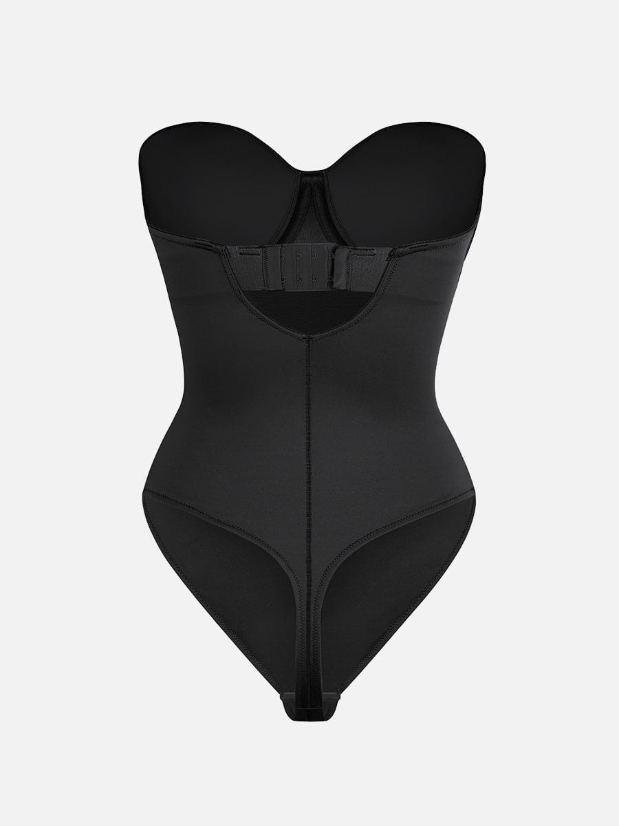 Strapless Sculpt Support Thong Bodysuit