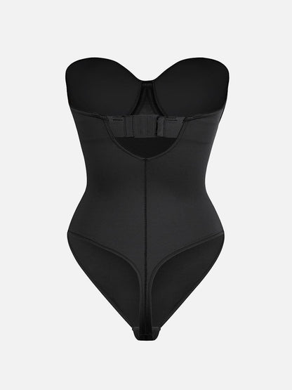 Strapless Sculpt Support Thong Bodysuit