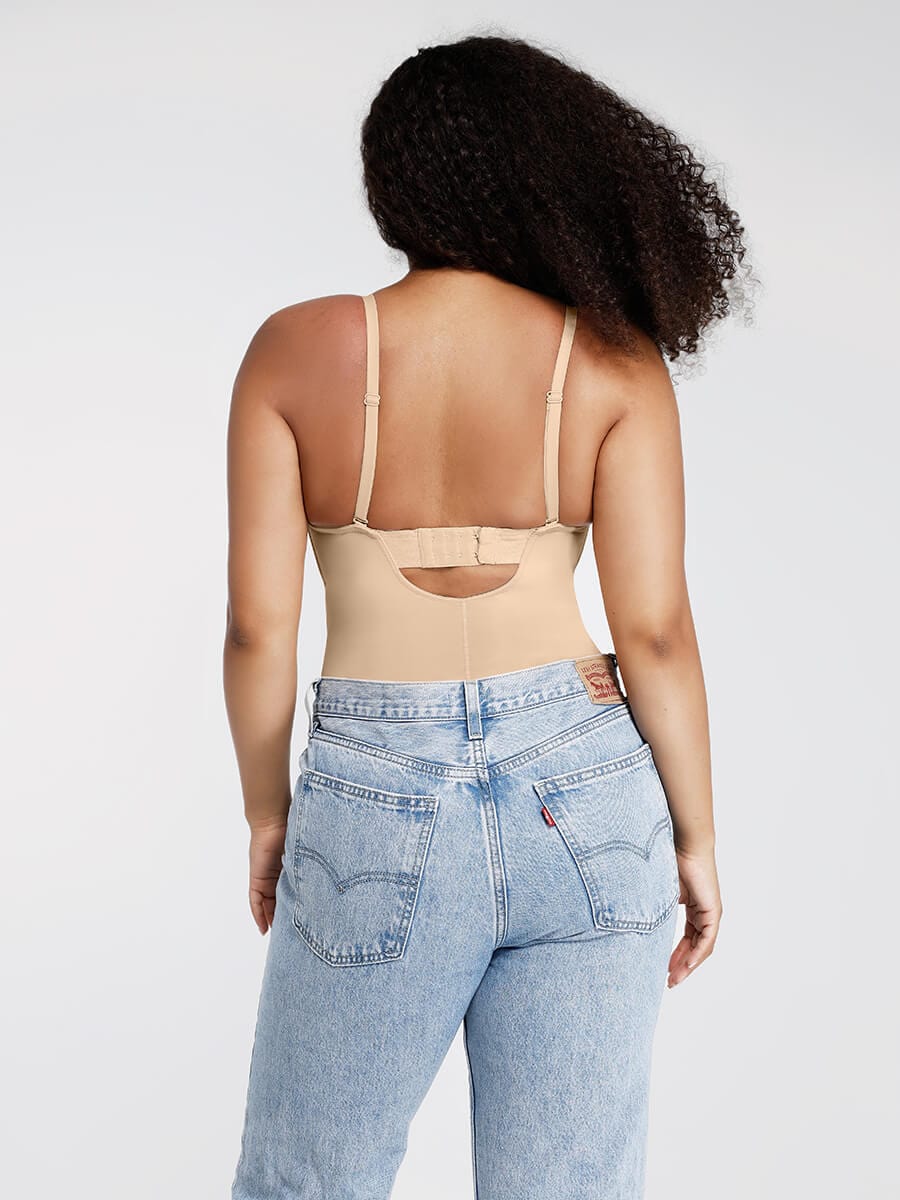 Strapless Sculpt Support Thong Bodysuit