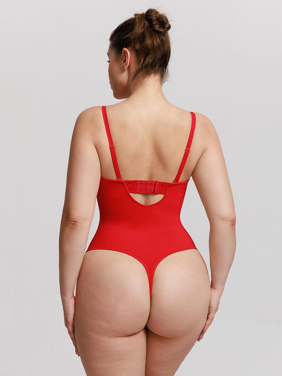 Strapless Sculpt Support Thong Bodysuit
