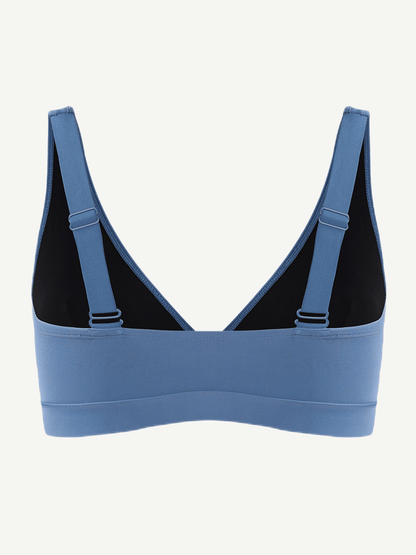 Surplice Neckline Bikini Top