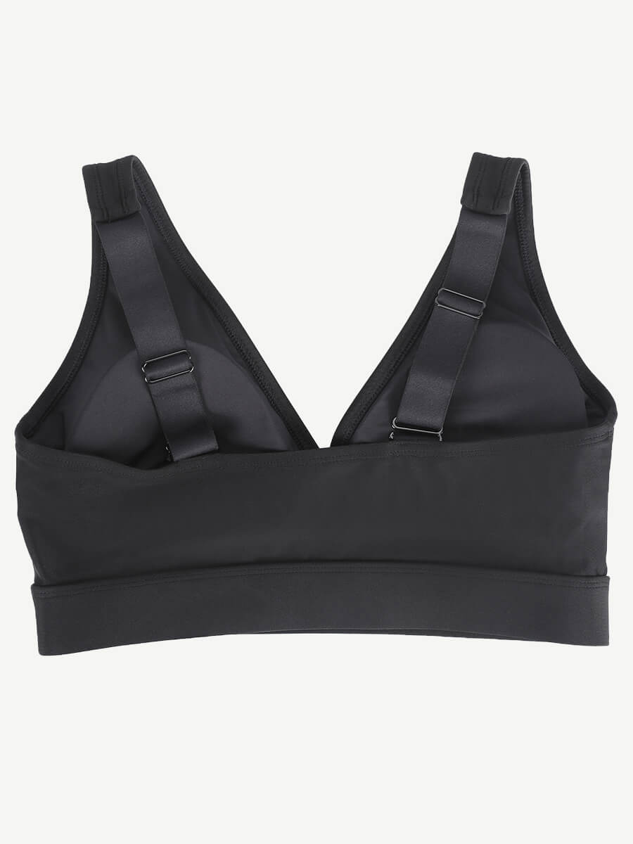 Surplice Neckline Bikini Top
