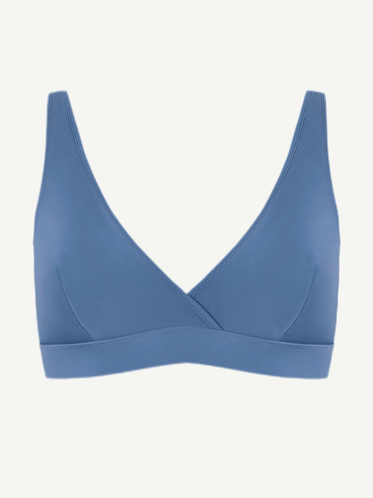 Surplice Neckline Bikini Top