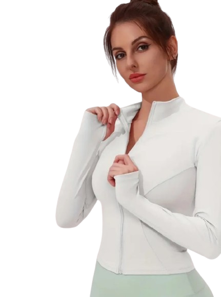 Performance Zip-Front Sculpt Jacket