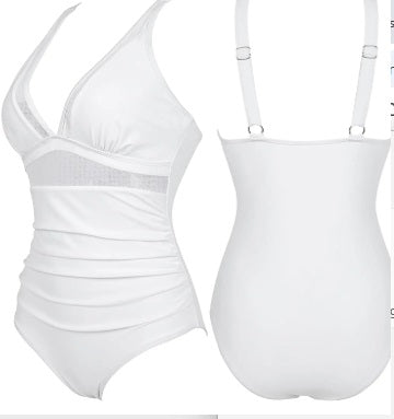 Neck-Halter One-Piece Swimsuit