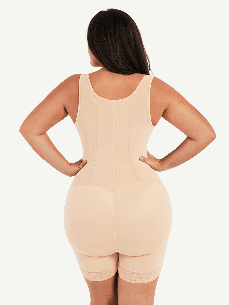 Power Sculpt 6-Bone Open-Bust Full Body Shaper
