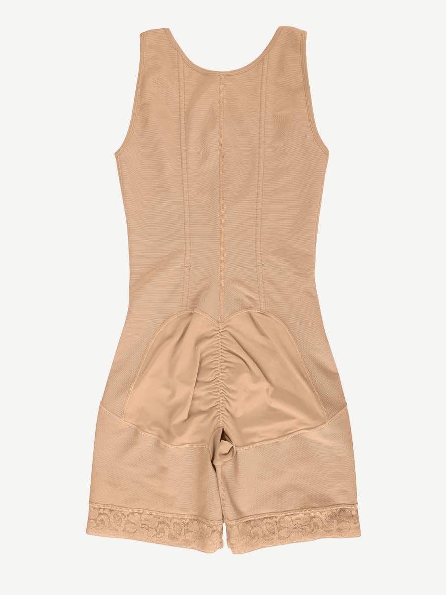 Power Sculpt 6-Bone Open-Bust Full Body Shaper