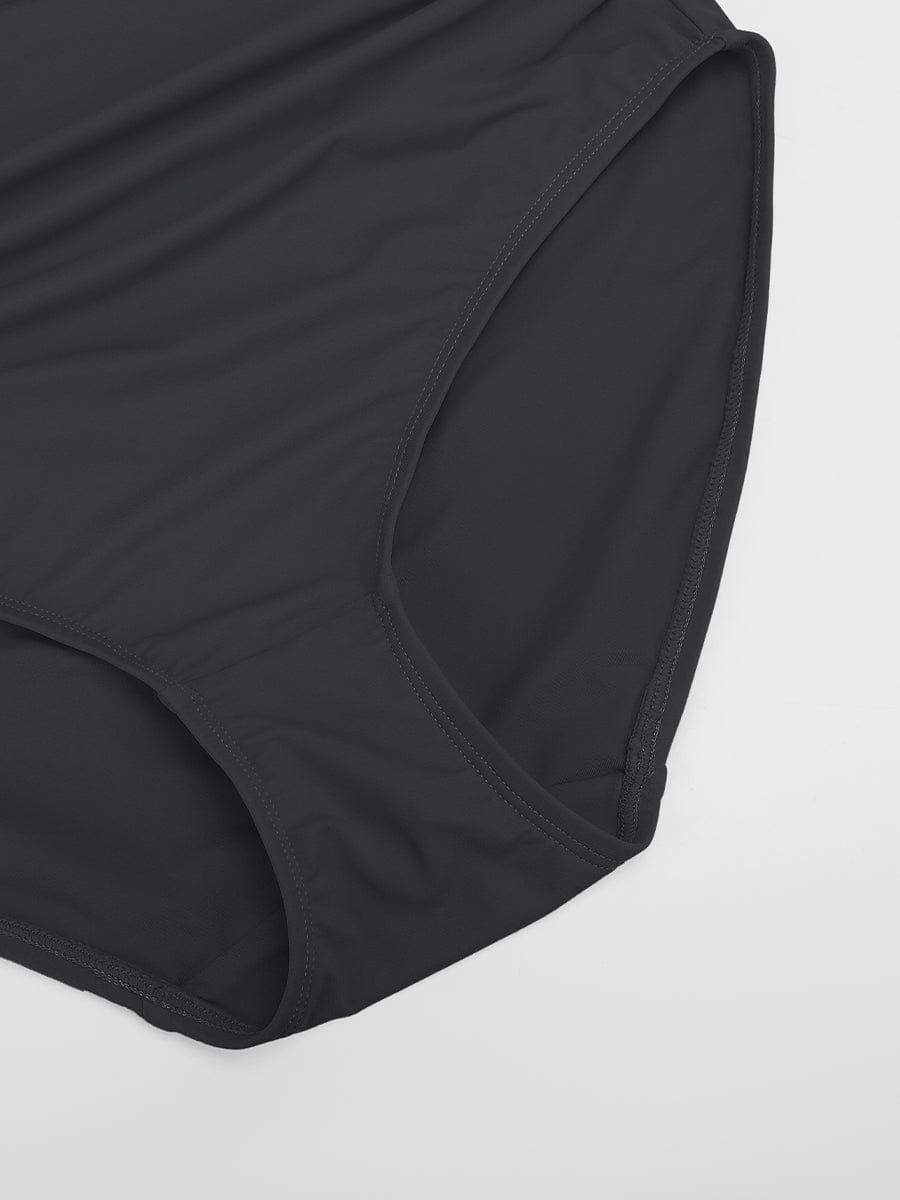 One-Shoulder Ruched Sculpt One-Piece Swimsuit