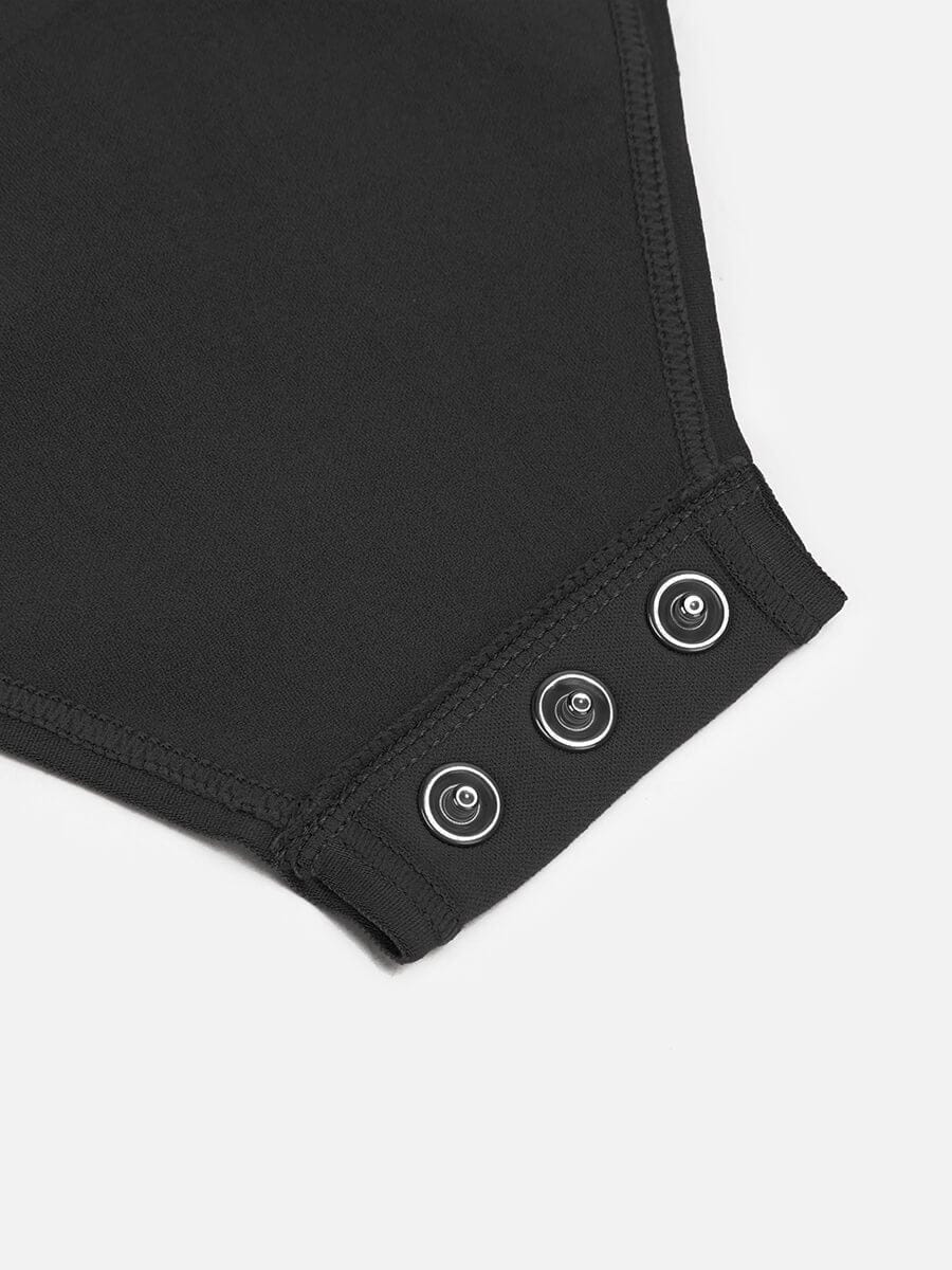 Diamond-Neck Sculpt Thong Bodysuit