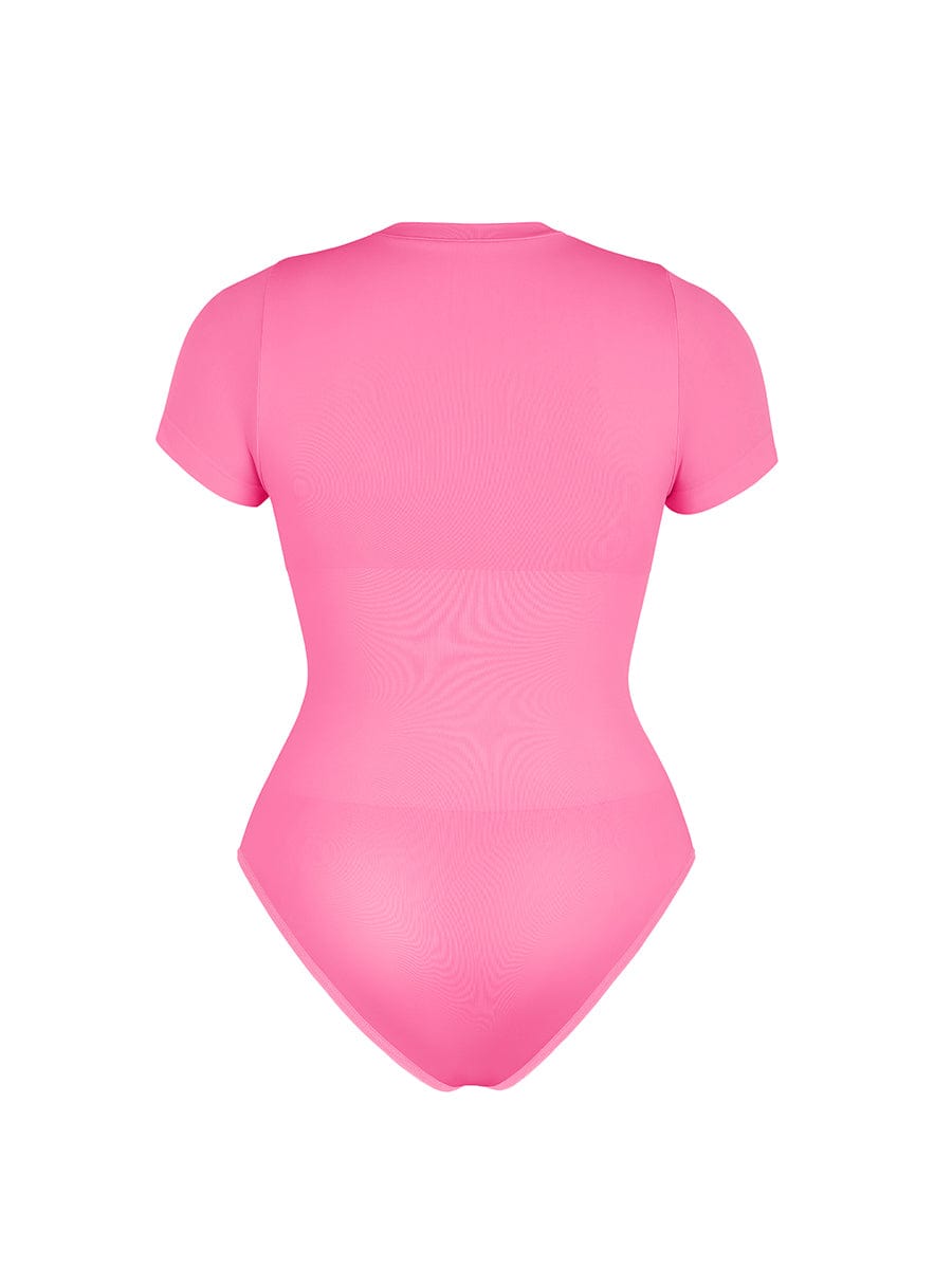 Seamless Short-Sleeve Sculpt Bodysuit