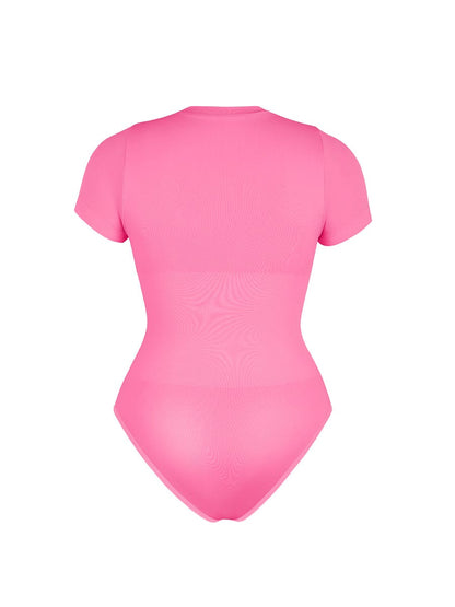 Seamless Short-Sleeve Sculpt Bodysuit