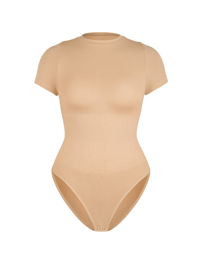 Seamless Short-Sleeve Sculpt Bodysuit