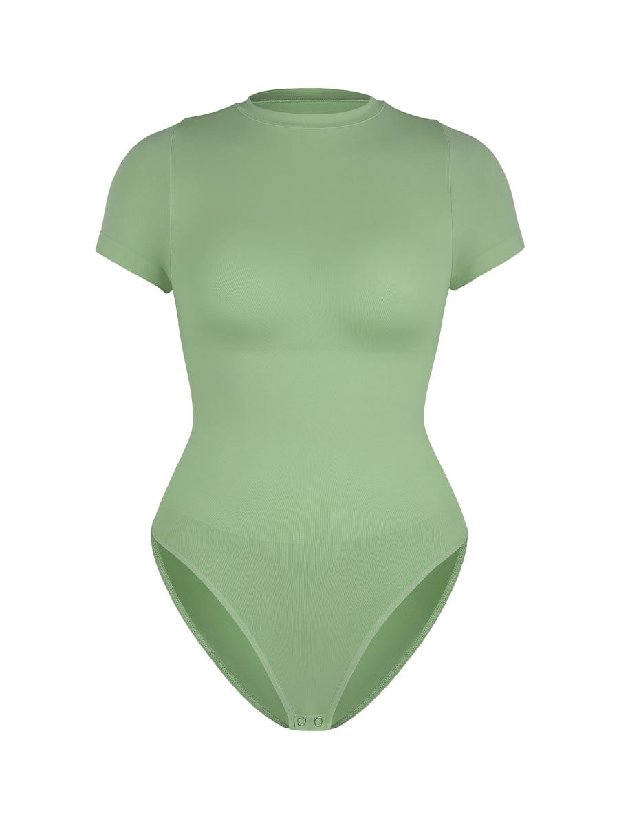 Seamless Short-Sleeve Sculpt Bodysuit