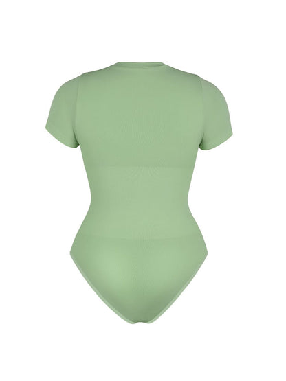 Seamless Short-Sleeve Sculpt Bodysuit