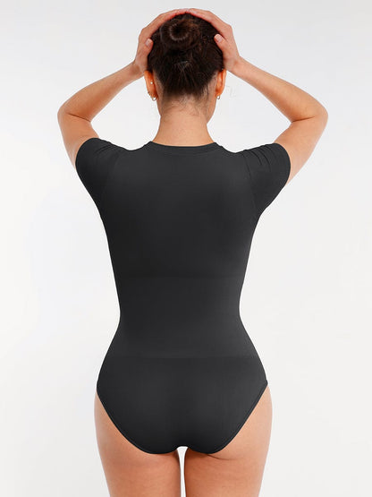 Seamless Short-Sleeve Sculpt Bodysuit
