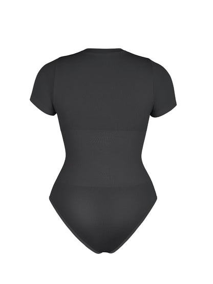 Seamless Short-Sleeve Sculpt Bodysuit