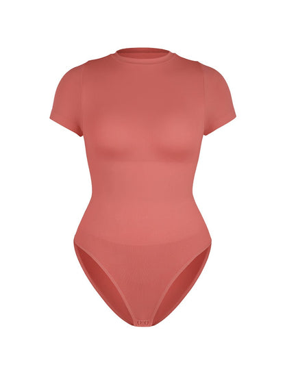 Seamless Short-Sleeve Sculpt Bodysuit