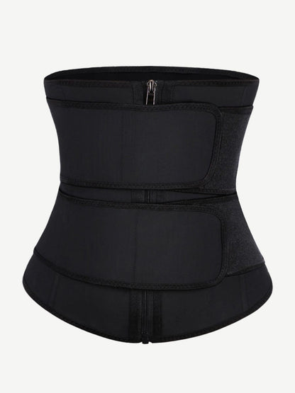 Plus Sculpt Double Belt Latex Waist Trainer