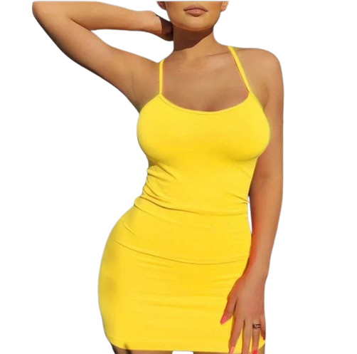 High-Stretch Sheath Mini Dress