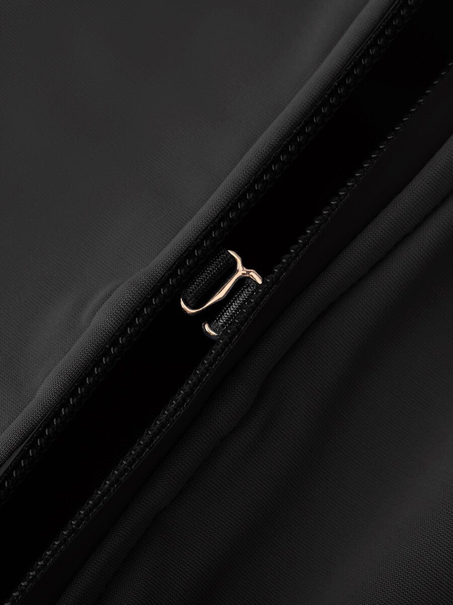 Zip Sculpt Square-Neck One-Piece Swimsuit