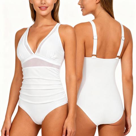 Neck-Halter One-Piece Swimsuit