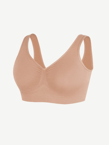 Seamless Wide-Back Support Bra