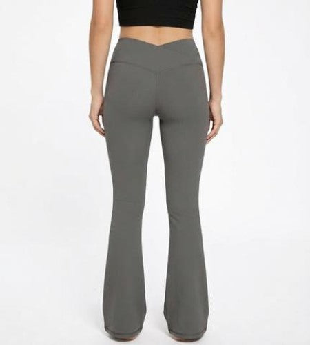Crossover Flare Leggings – High-Waist