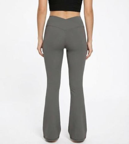 Crossover Flare Leggings – High-Waist