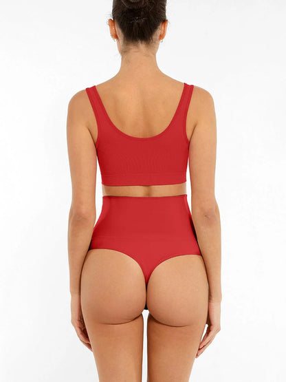 Seamless Wide-Back Support Bra