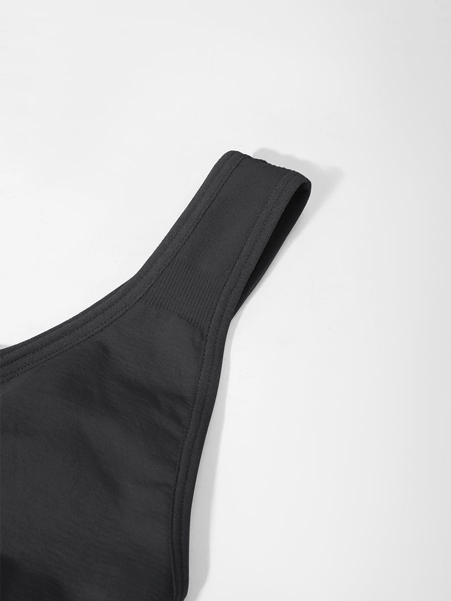 Seamless Wide-Back Support Bra