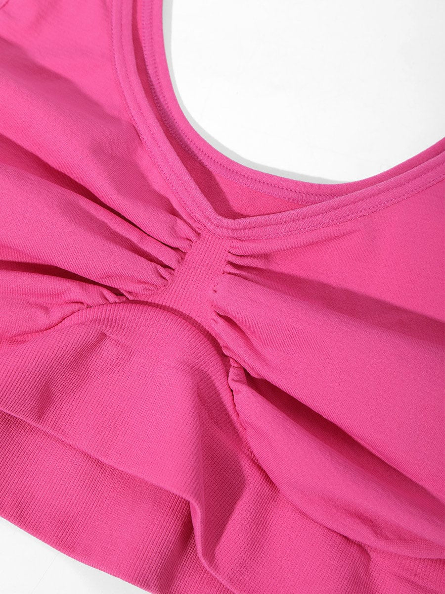 Seamless Wide-Back Support Bra