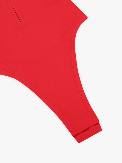 Wholesale Seamless Plunge Chest Support Bodysuit with Clips Inside